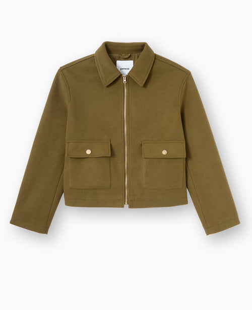 Manteau court effet drap de laine - PIMKIE - 4