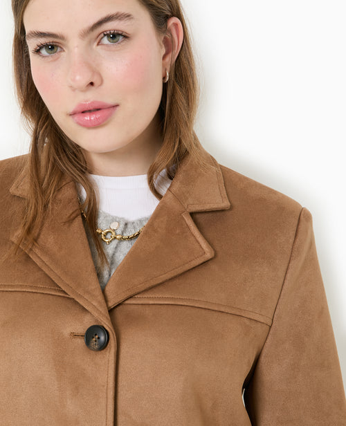 Trench oversize en suédine - PIMKIE - 3