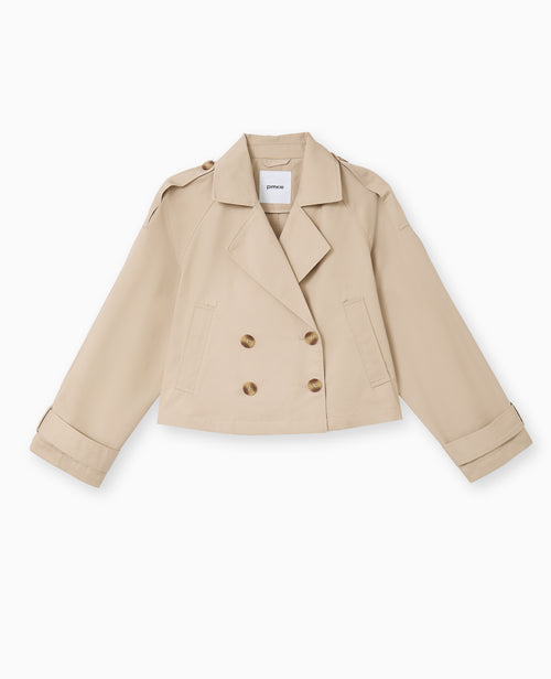 Trench court en toile - PIMKIE - 4