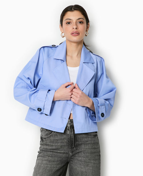 Trench court en toile - PIMKIE - 1