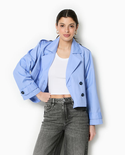 Trench court en toile - PIMKIE - 7