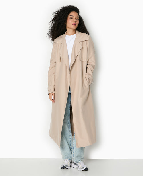 Trench long et fluide avec ceinture - PIMKIE - 2