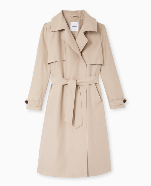 Trench long et fluide avec ceinture - PIMKIE - 4
