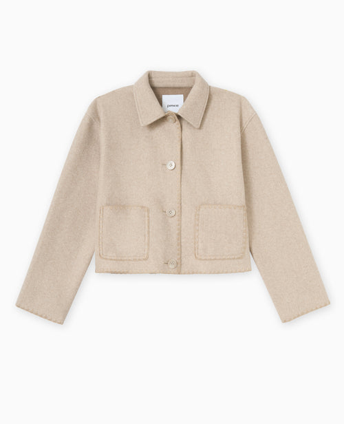 Manteau court avec coutures fantaisies - PIMKIE - 4