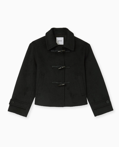 Manteau court et droit avec boutons duffle coat - PIMKIE - 4