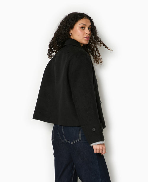 Manteau court et droit avec boutons duffle coat - PIMKIE - 6