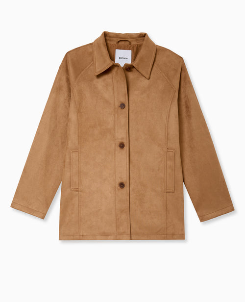 Manteau court en suédine - PIMKIE - 4