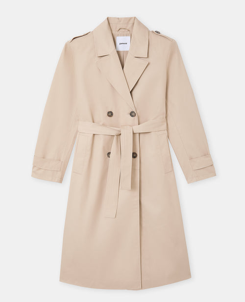 Trench long avec ceinture - PIMKIE - 4