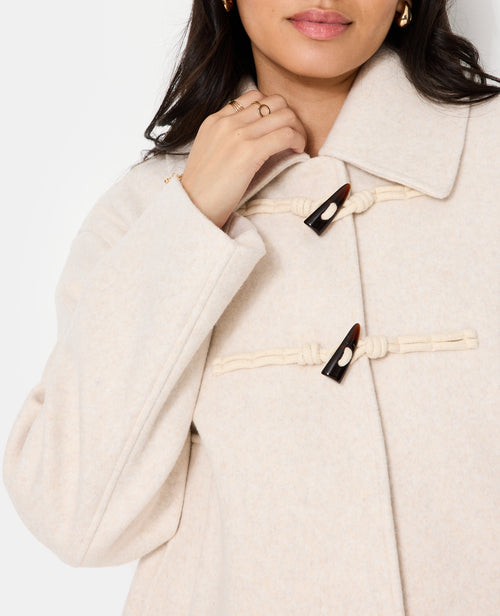 Blouson court façon duffle coat effet drap de laine - PIMKIE - 2