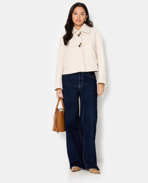 Blouson court façon duffle coat effet drap de laine - PIMKIE - 3