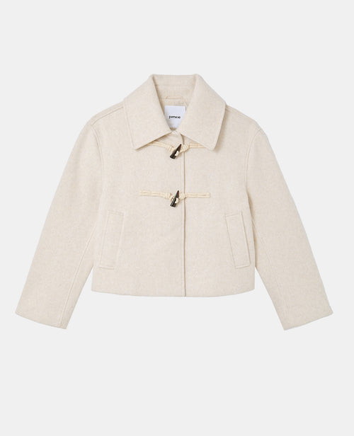 Blouson court façon duffle coat effet drap de laine - PIMKIE - 4