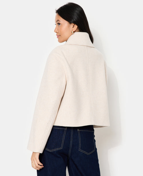 Blouson court façon duffle coat effet drap de laine - PIMKIE - 6