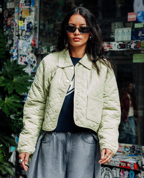 Blouson matelassé avec col et poches - PIMKIE - 1