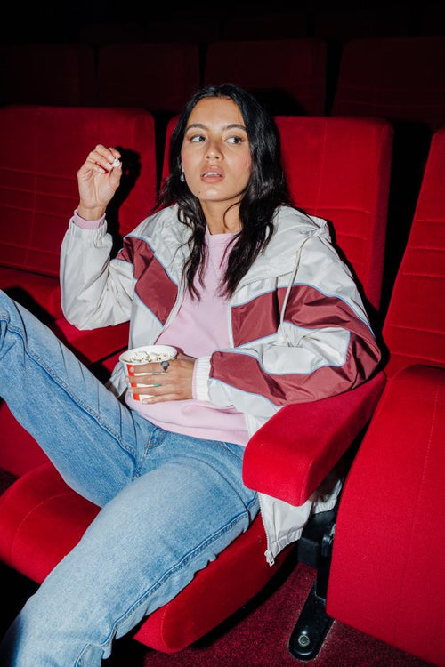 Coupe-vent bicolore avec capuche - PIMKIE - 1