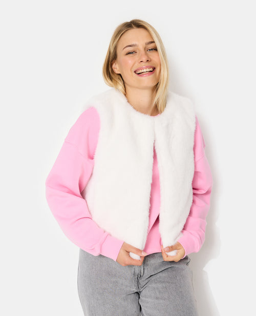 Blouson sans manches en fausse fourrure - PIMKIE - 1