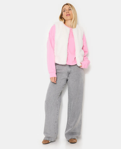 Blouson sans manches en fausse fourrure - PIMKIE - 3