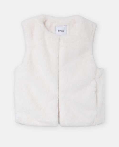 Blouson sans manches en fausse fourrure - PIMKIE - 4