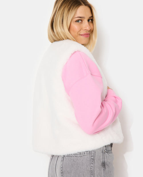 Blouson sans manches en fausse fourrure - PIMKIE - 6