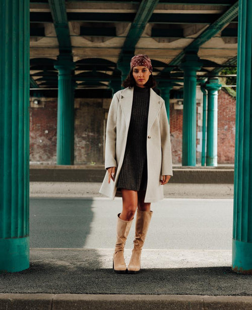 Manteau façon de drap de laine - PIMKIE - 1