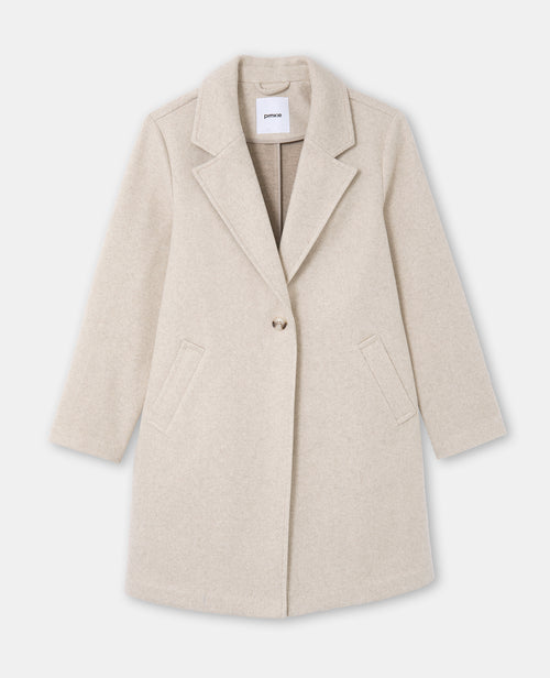 Manteau façon de drap de laine - PIMKIE - 4