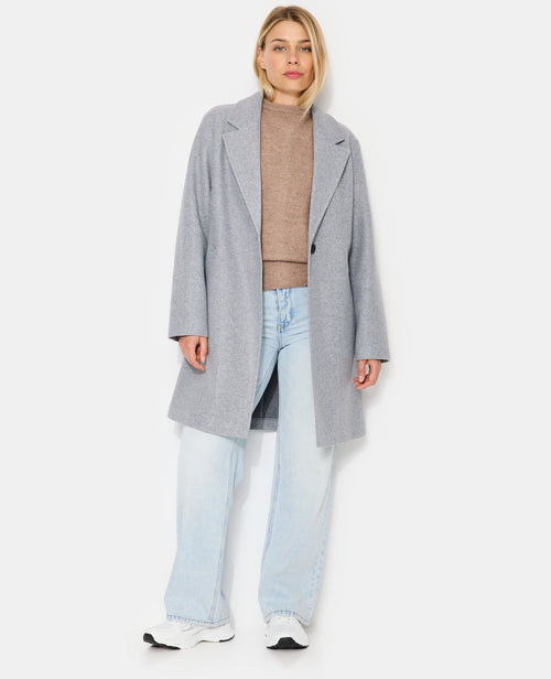 Manteau façon de drap de laine - PIMKIE - 1