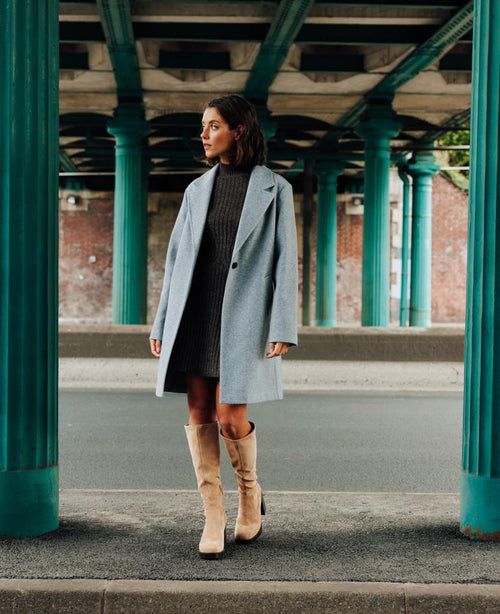 Manteau façon de drap de laine - PIMKIE - 1