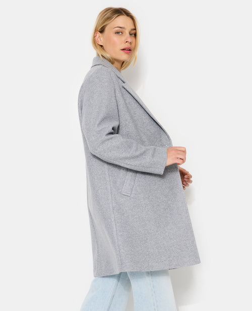 Manteau façon de drap de laine - PIMKIE - 2