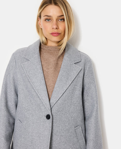 Manteau façon de drap de laine - PIMKIE - 3