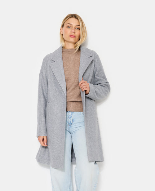 Manteau façon de drap de laine - PIMKIE - 5