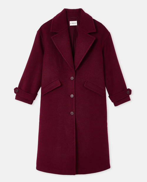 Manteau long drap de laine - PIMKIE - 4