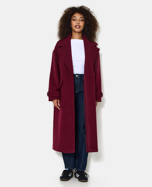 Manteau long drap de laine - PIMKIE - 5