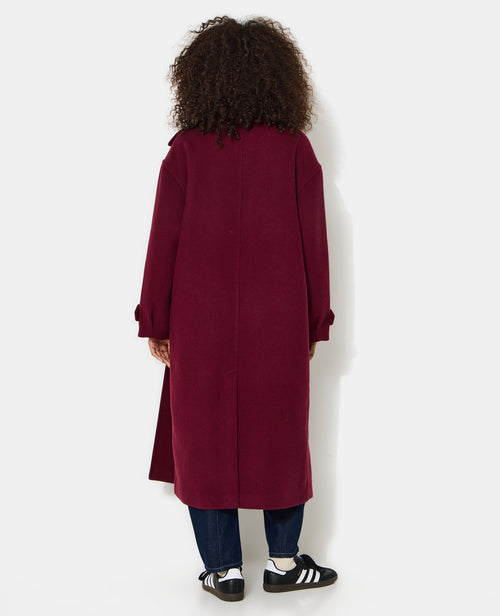 Manteau long drap de laine - PIMKIE - 6