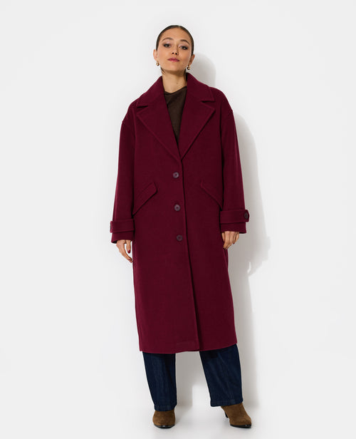 Manteau long drap de laine - PIMKIE - 8