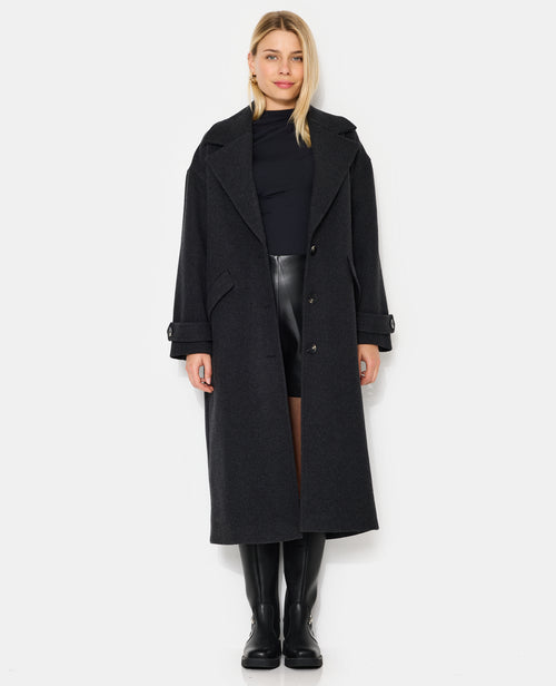 Manteau long drap de laine - PIMKIE - 5