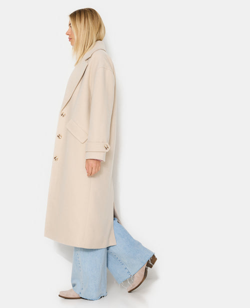 Manteau long drap de laine - PIMKIE - 2