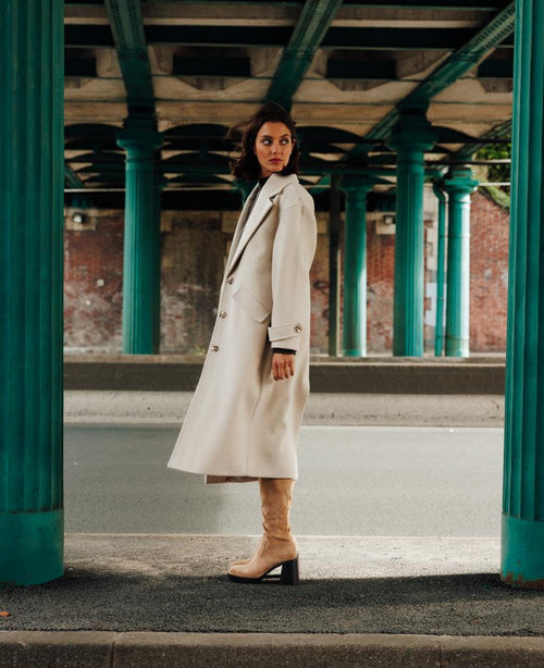 Manteau long drap de laine - PIMKIE - 2