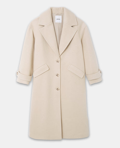 Manteau long drap de laine - PIMKIE - 4