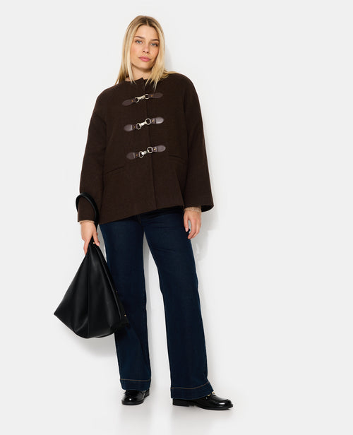 Manteau court en drap de laine - PIMKIE - 3