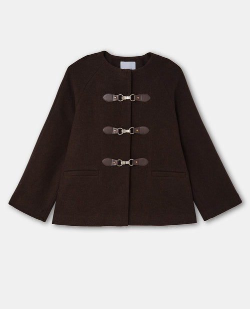 Manteau court en drap de laine - PIMKIE - 4