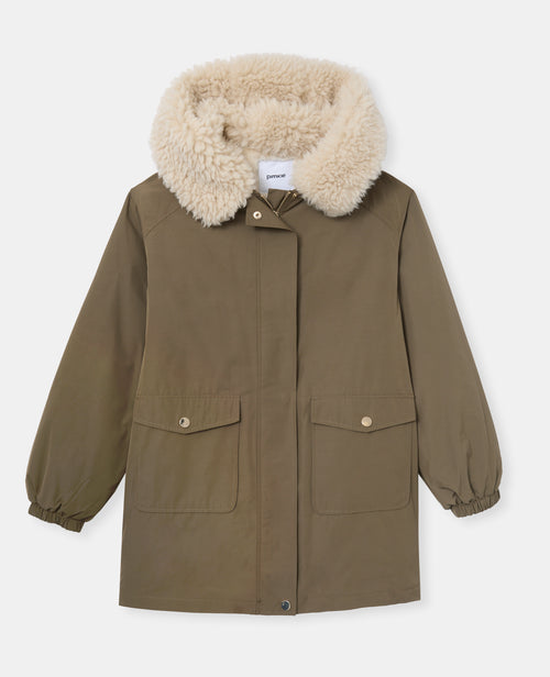 Parka doublée fourrure avec capuche - PIMKIE - 4