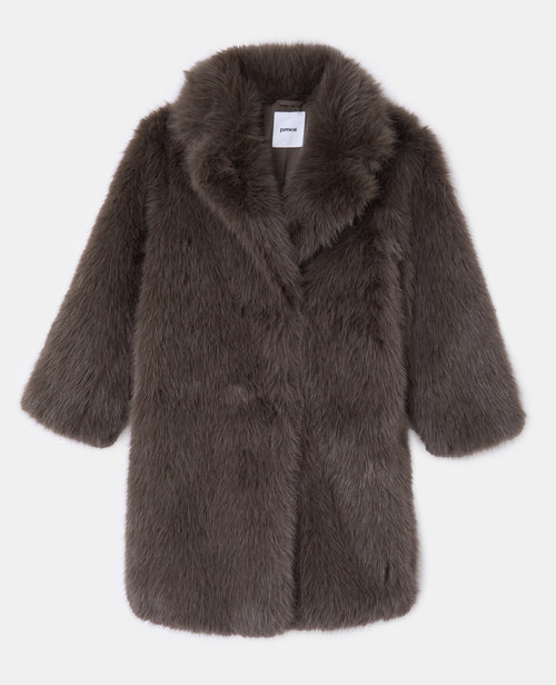 Manteau en fourrure avec col - PIMKIE - 4