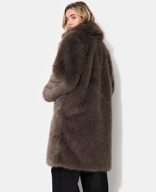 Manteau en fourrure avec col - PIMKIE - 6