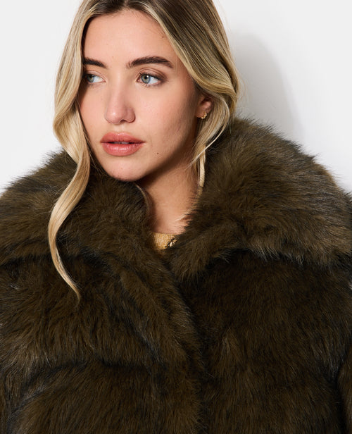 Blouson en fourrure avec col - PIMKIE - 3