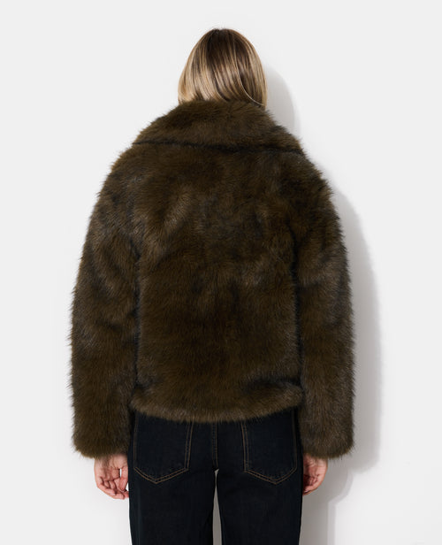 Blouson en fourrure avec col - PIMKIE - 6