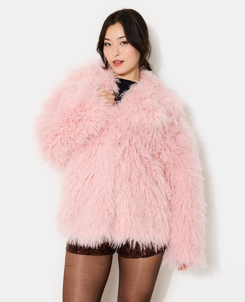 Manteau shaggy poils longs - PIMKIE - 5