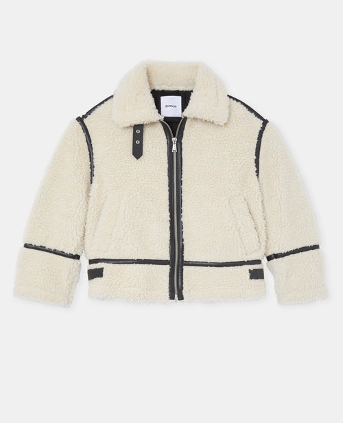 Blouson sherpa façon peau lainée - PIMKIE - 4