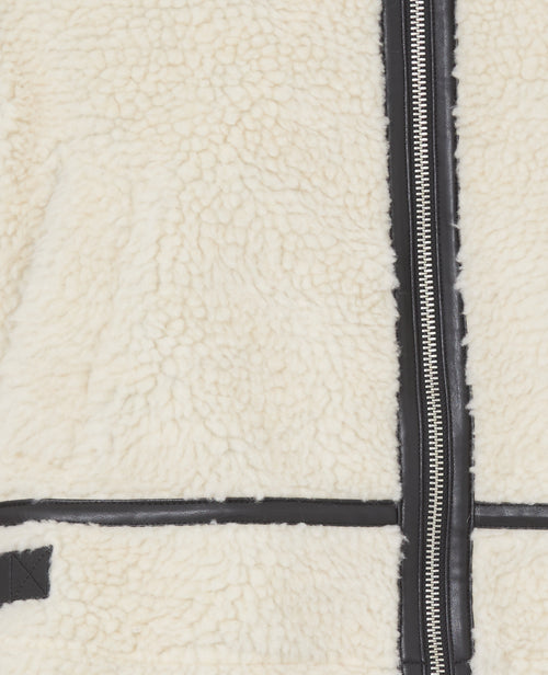 Blouson sherpa façon peau lainée - PIMKIE - 8