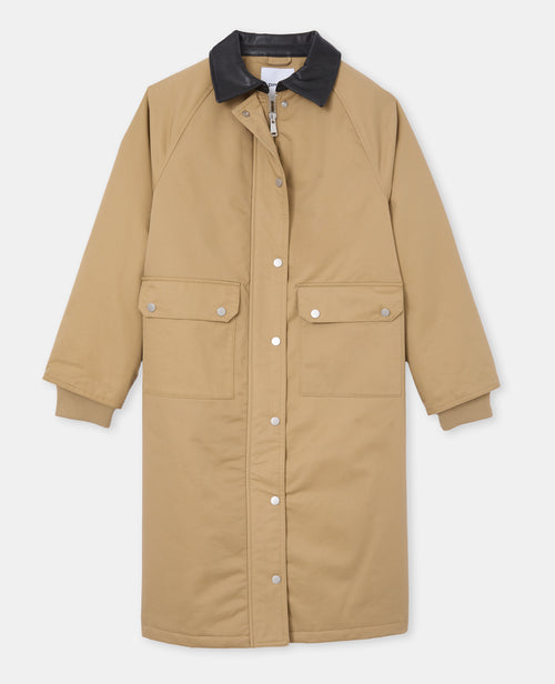 Parka longue intérieur matelassé avec col simili - PIMKIE - 4