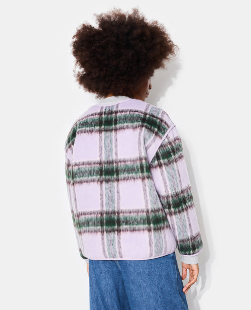 Manteau court matelassé motif carreaux - PIMKIE - 6