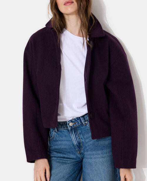 Manteau court effet drap de laine - PIMKIE - 2